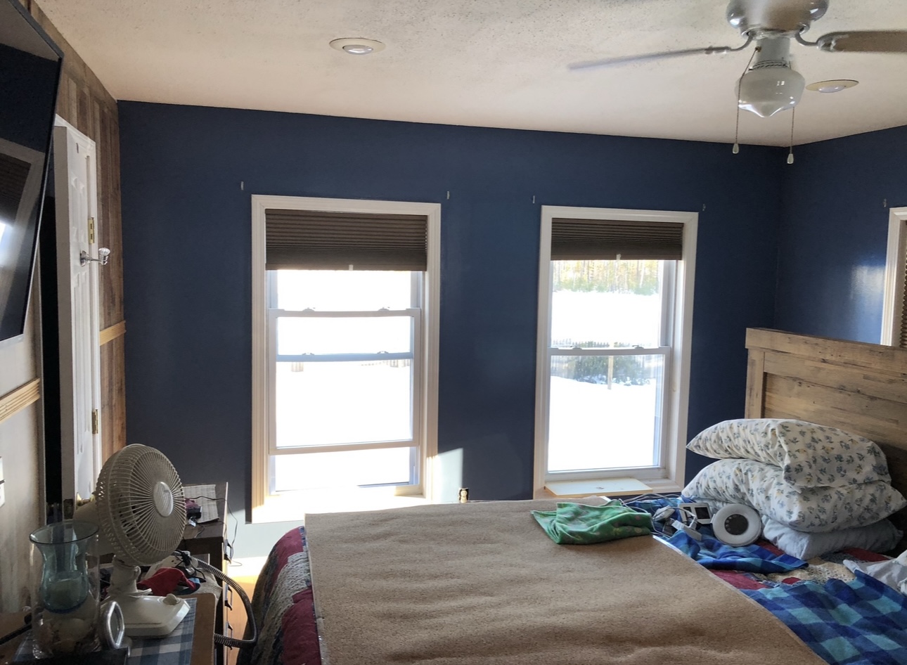 Completed bedroom