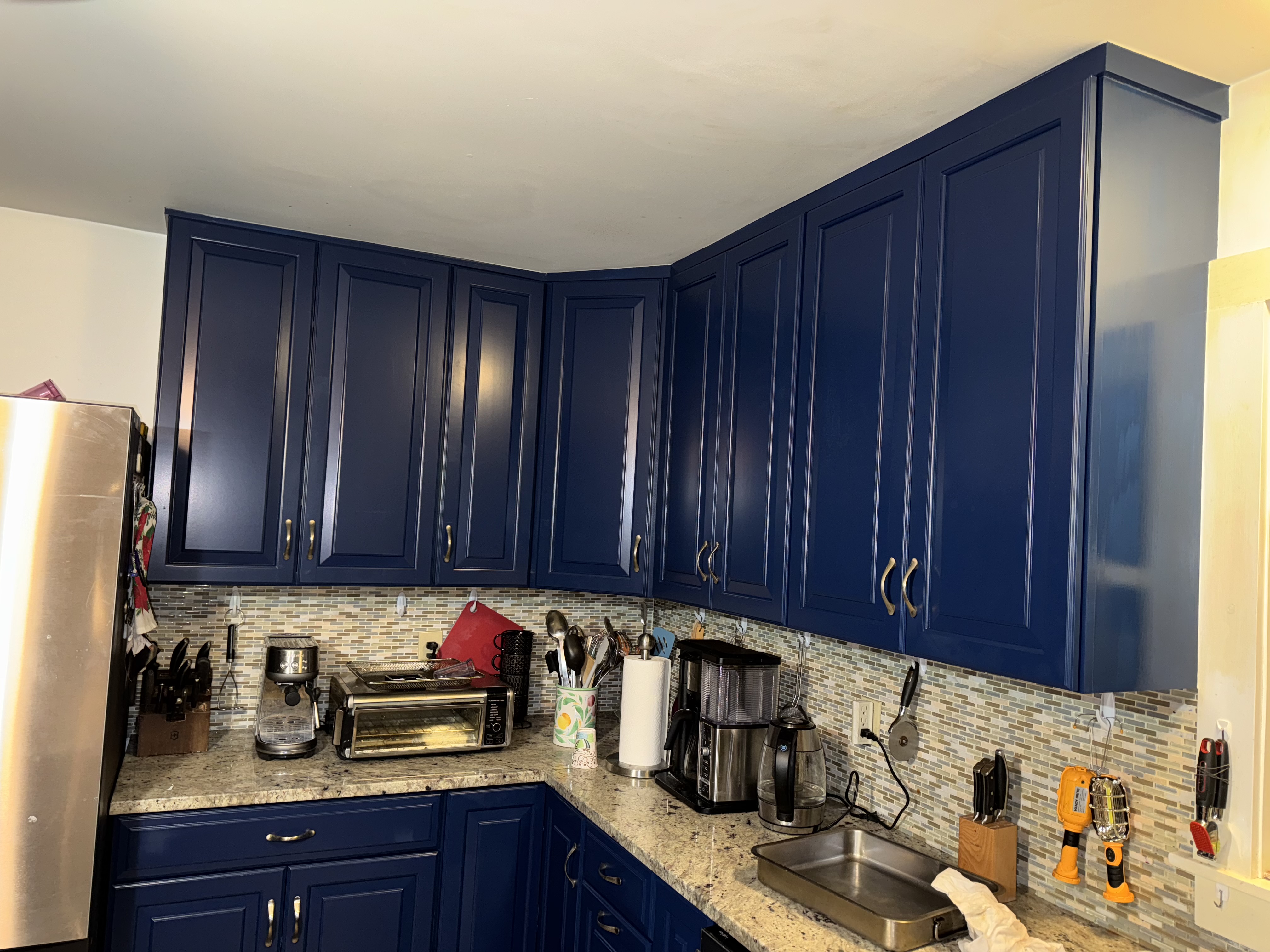 After cabinet painting